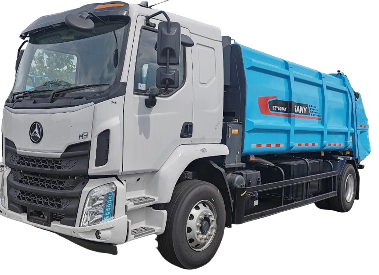 Sany SZYS18AY 18t fuel compression garbage truck (righ-hand) - Sany Sanitation Equipment